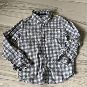 • Carter’s long sleeve button down shirt, 5 •